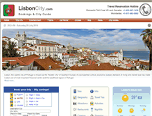 Tablet Screenshot of lisboncity.com